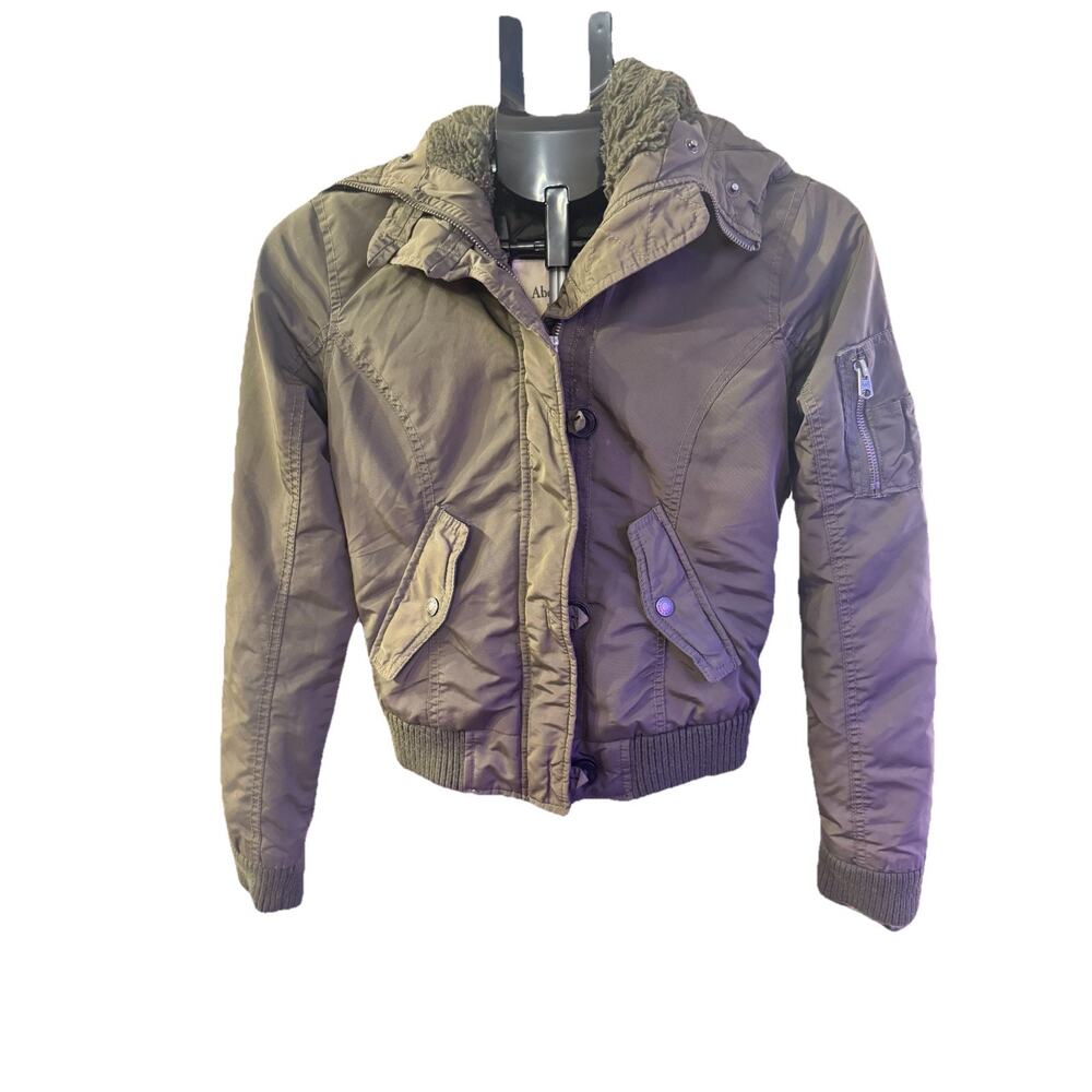 Abercrombie & Fitch Olive Bomber Jacket
